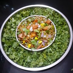 A picture of Pressed Moong Chat.