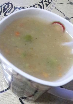 A picture of Healthy and yummy Knor Cup soup.