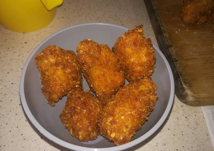 Easiest Way to Make Favorite Poll Corn🐓- Pollo marinato e fritto, panato nei cornflakes