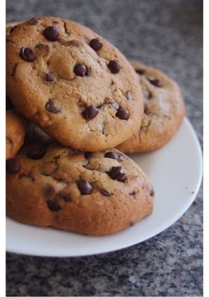Una foto de Cookies de chips de chocolate