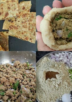 A picture of Sattu ka Stuffed Paratha.