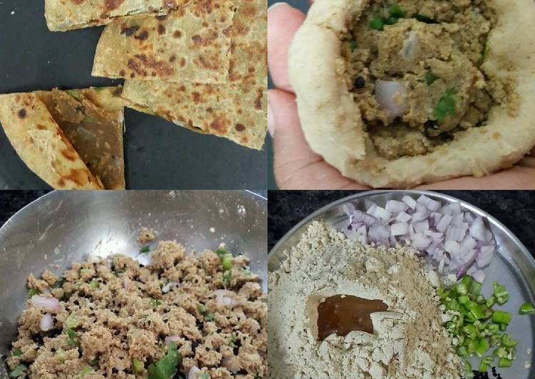 How to Make Homemade Sattu ka Stuffed Paratha