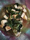 Tumis Daun Ginseng Tahu