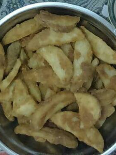 صورة لوصفة بطاطا ودجز مقلية
