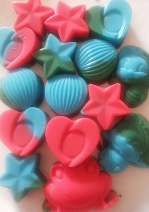 Foto resep Coklat prasline warna warni
