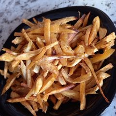 Cinnamon baked sweet potatoes A picture of Cinnamon baked sweet potatoes.