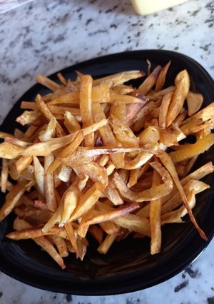A picture of Cinnamon baked sweet potatoes.