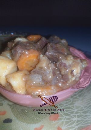 A picture of Beef and Potato Sauce.