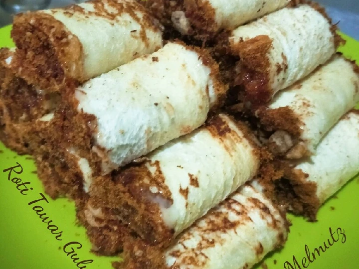 Cara Mudah Membuat Resep 29. Roti Tawar Gulung Abon yang Enak Banget Anti Ribet, Bisa Manjain Lidah