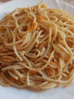 Répás, káposztás spagetti recept fotója