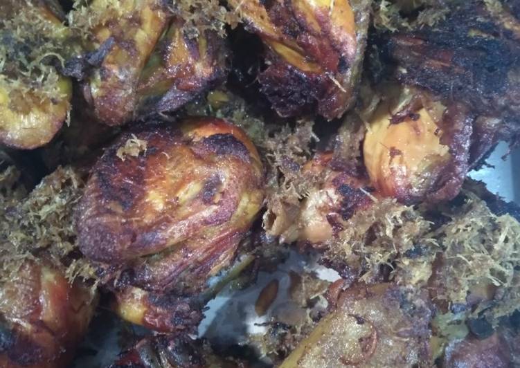 Ayam serundeng manis