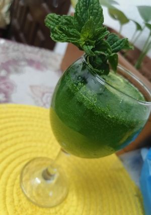 A picture of Mint Margarita 🍸🥂.