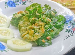 Foto resep ⁴⁸ Keripik bele (daun pegagan)