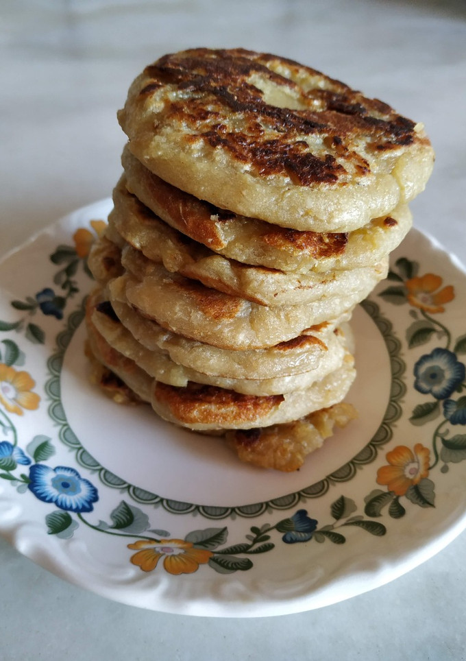 Una foto de Tortitas de Manzana y Avena en Monsieur Cuisine Connect - BLW