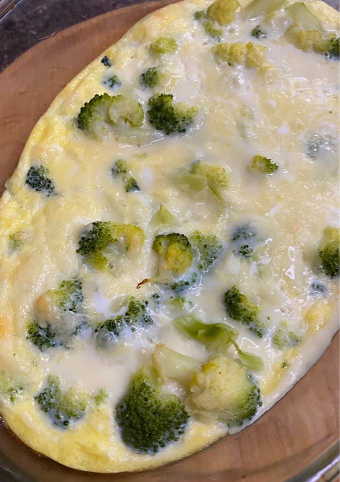 Омлет з броколі в духовці🍳