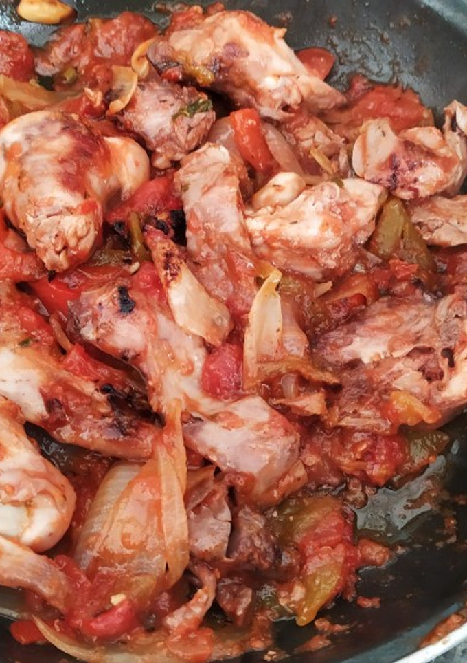 Una foto de Fritá de conejo