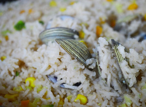 Una foto de Almejas con Arroz