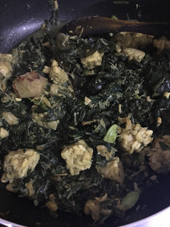 Foto resep Bothok tempe daun singkong (tanpa bungkus daun)