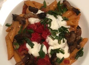 Foto di Penne rigate gricia e fichi d’India