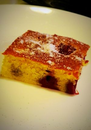 Meggyes süti recept fotója
