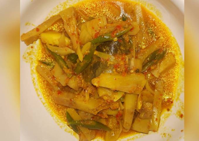 Anti Ribet, Membuat Sayur Nangka Bumbu Kuning Yang Sederhana