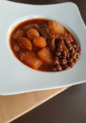 عکسی از دستور خورش کدو تنبل