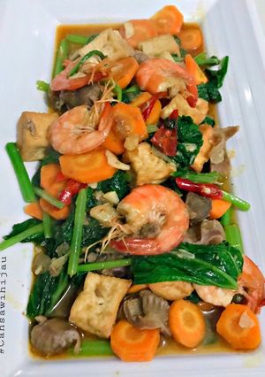 Foto resep Cah Sawi Hijau