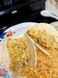 Street Corn Chicken Thigh Tacos