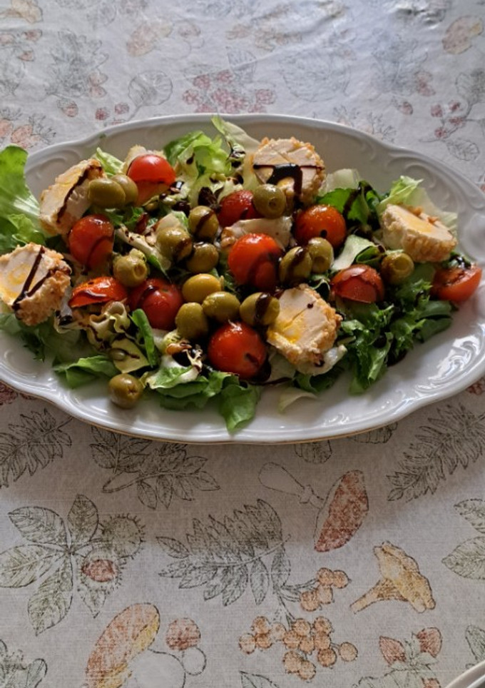 Una foto de Ensalada de Navidad