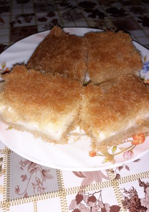 صورة لوصفة كنافه بالقشطه