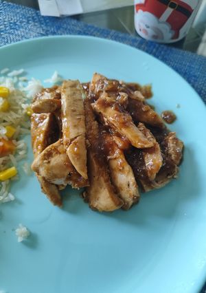 Una foto de Pollo a la Cola-Cola