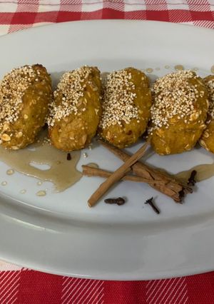 Una foto de Tortitas de plátano macho con avena y horneadas