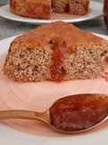 Torta con grano saraceno e confettura di fichi