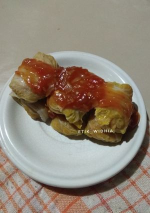 Foto resep Sawi Gulung Isi Ayam