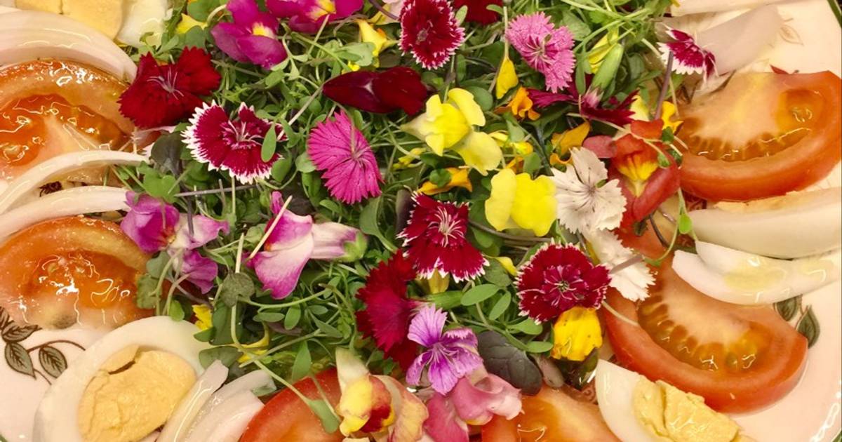 Ensalada con flores comestibles - Cookidoo® – the official