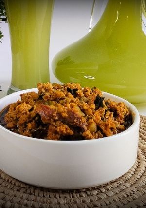 A picture of My almighty egusi soup.