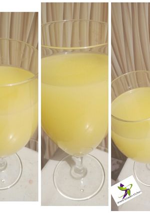 A picture of Pineapple, ginger and coconut juice.