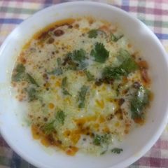 A picture of Cucumber raita.