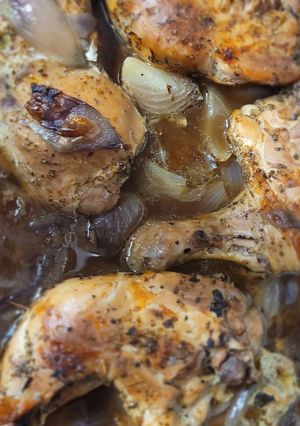 Una foto de Pollo a la cerveza