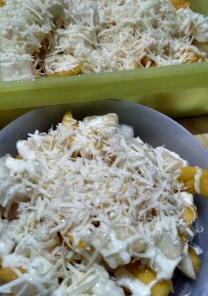 Foto resep Salad buah apel, pir, & mangga