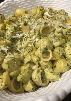 A picture of Quick Spinach Pasta 🤤.