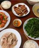 Đậu nhồi thịt sốt cà chua