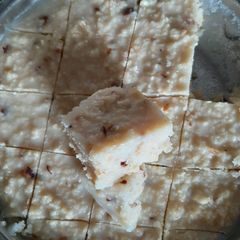 A picture of Milk cake or kalakand.