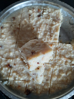 A picture of Milk cake or kalakand.