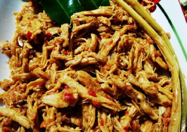 Resep Ayam Suwir Bumbu Bali #FF yang Enak