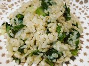 A picture of organic brown rice