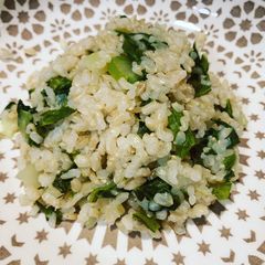 A picture of Baby Bok Choy One Pot Rice.