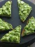 Palak paneer toast