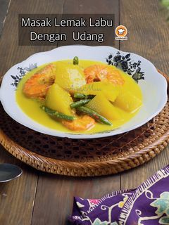 Gambar Masak Lemak Labu Dengan Udang