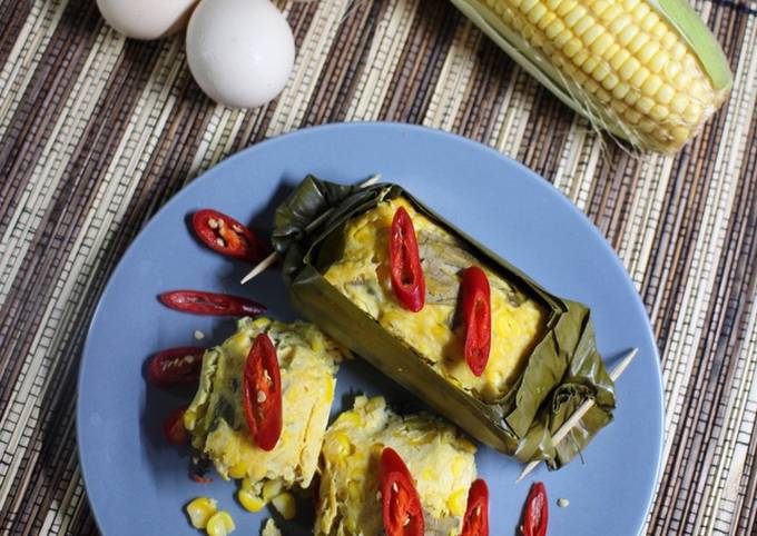 Resep Pepes Jagung Tahu Sehat Anti Gagal